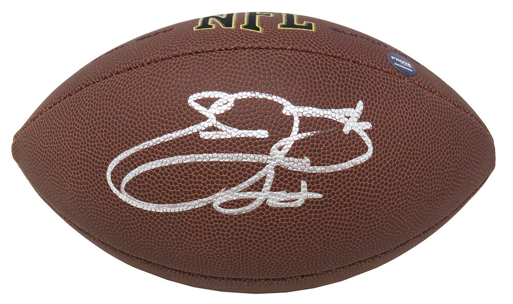 SMIFTB304 Emmitt Smith Signed Wilson Super Grip Full Size NFL Football