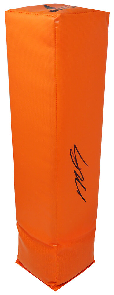 VICPYL301 Michael Vick Signed Orange Endzone Pylon