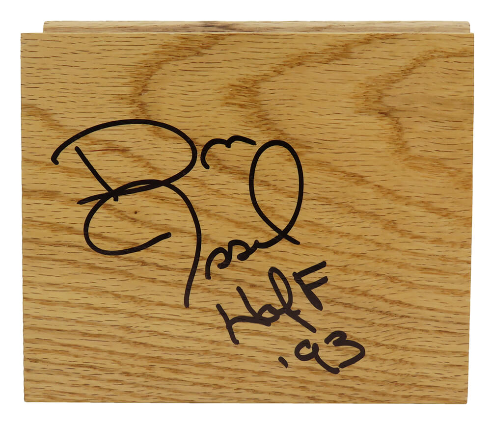ISSFLO200 Dan Issel Signed 5 x 6 in. Floor Piece with HOF93