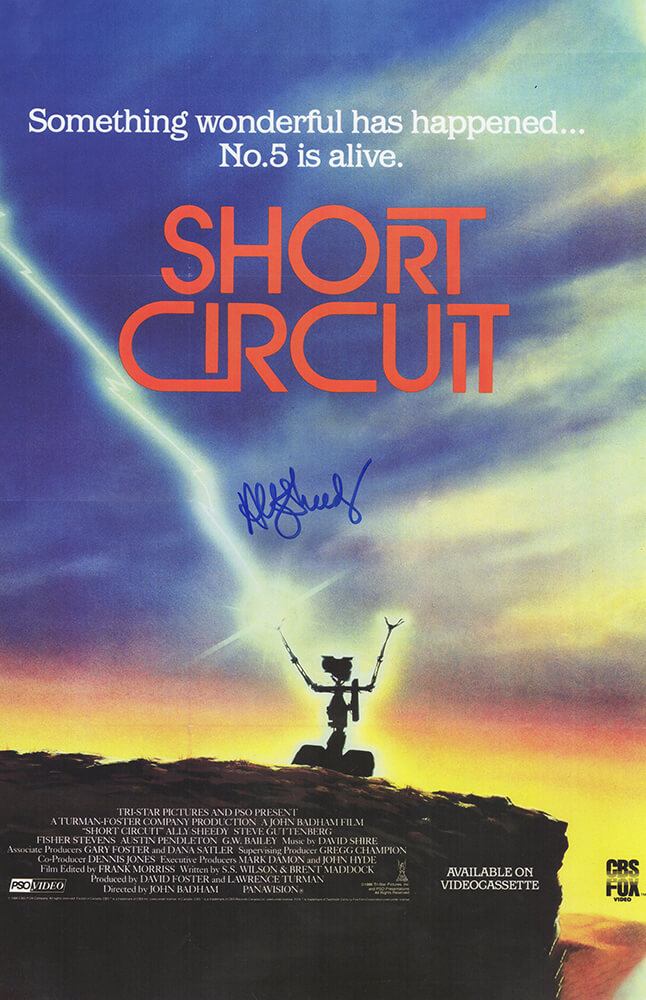 Picture of Schwartz Sports Memorabilia SHEPST521 11 x 17 in. Ally Sheedy Signed Short Circuit Movie Poster