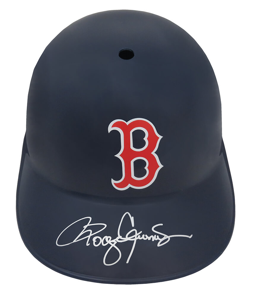 Picture of Schwartz Sports Memorabilia CLEBTH100 Roger Clemens Signed Boston Red Sox Souvenir Replica Batting Helmet