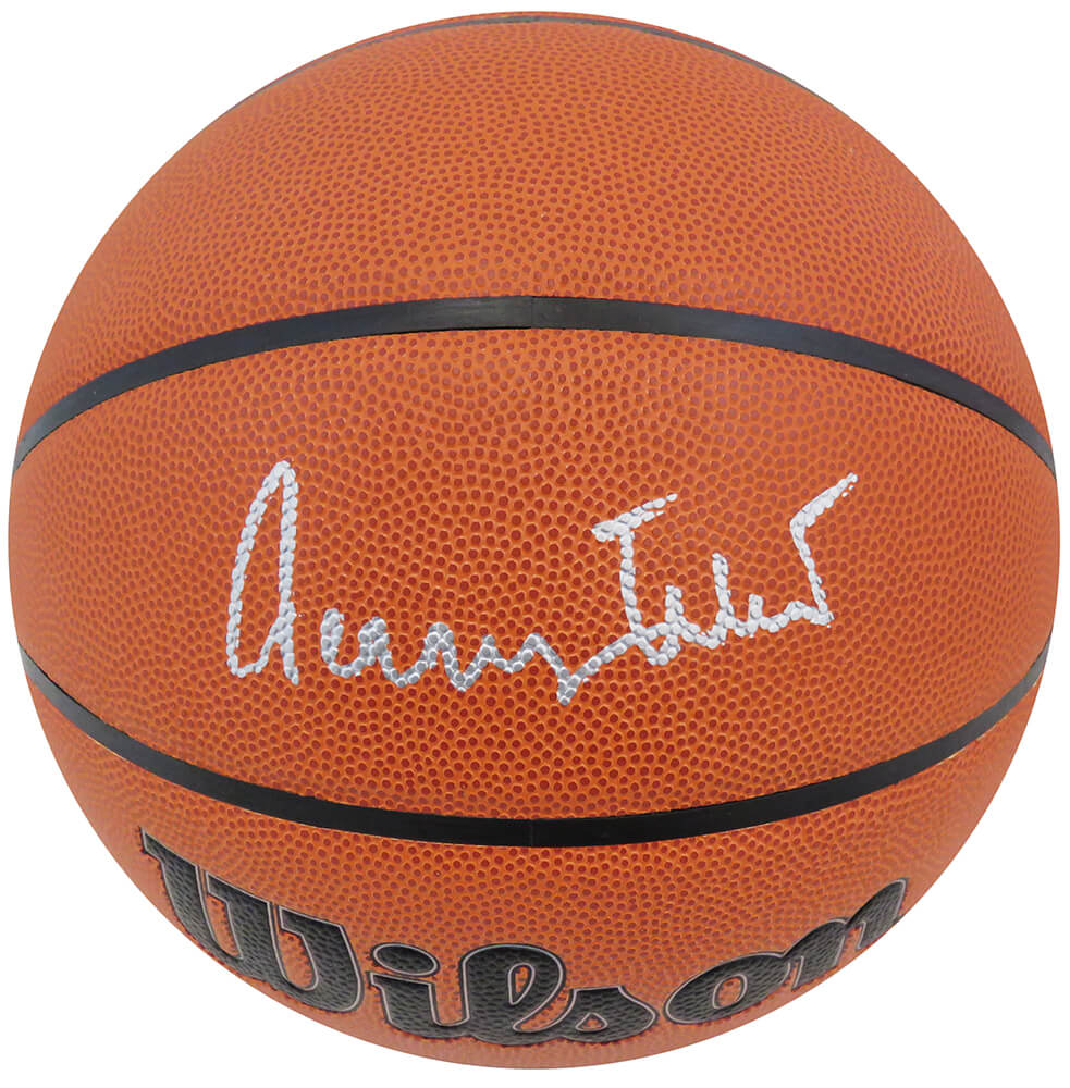 WESBSK208 Jerry West Signed Wilson Indoor & Outdoor NBA Basketball