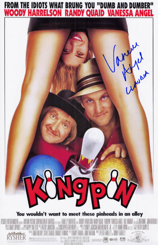 Picture of Schwartz Sports Memorabilia ANGPST500 Vanessa Angel Signed Kingpin 11 x 17 in. Movie Poster with Claudia