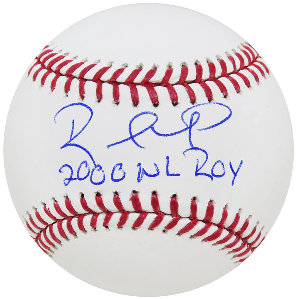 FURBSB106 Rafael Furcal Signed Rawlings Official MLB Baseball with 2000 NL Roy