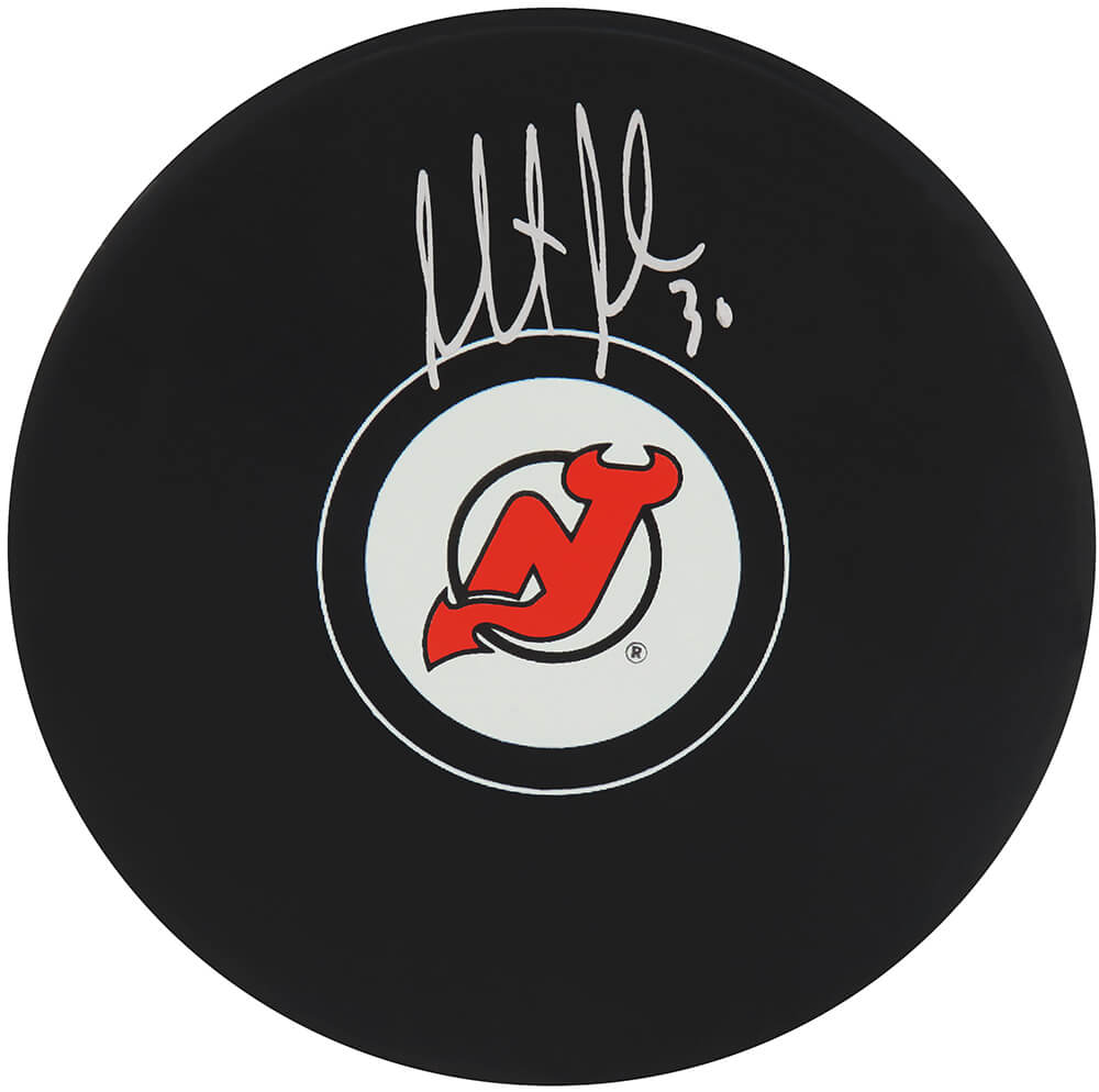 BROPUC423 Martin Brodeur Signed New Jersey Devils NHL Hockey Puck