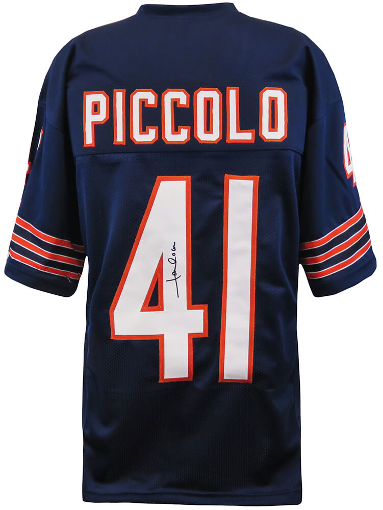 CAAJRY502 James Caan Signed Navy Throwback Piccolo No.41 Custom Football Jersey