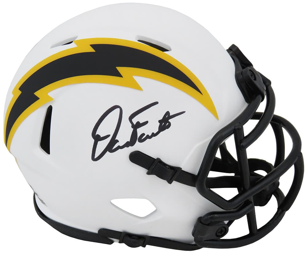 FOUMIN306 Dan Fouts Signed Chargers Lunar Eclipse Riddell NFL Speed Mini Helmet
