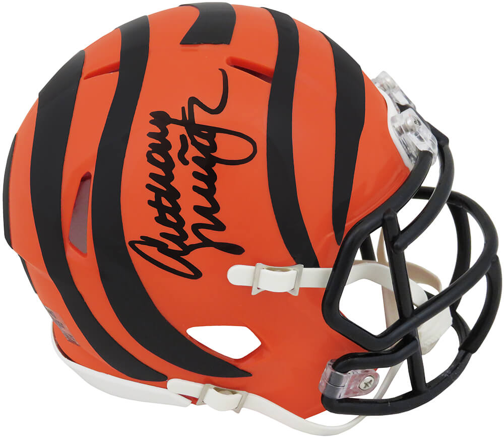 MUNMIN302 Anthony Munoz Signed Cincinnati Bengals Riddell Speed NFL Mini Helmet