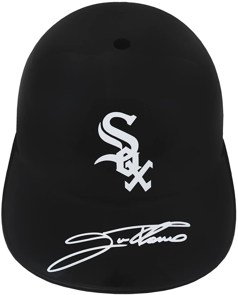 Picture of Schwartz Sports Memorabilia THOBTH113 Jim Thome Signed Chicago White Sox Souvenir Replica Batting MLB Helmet