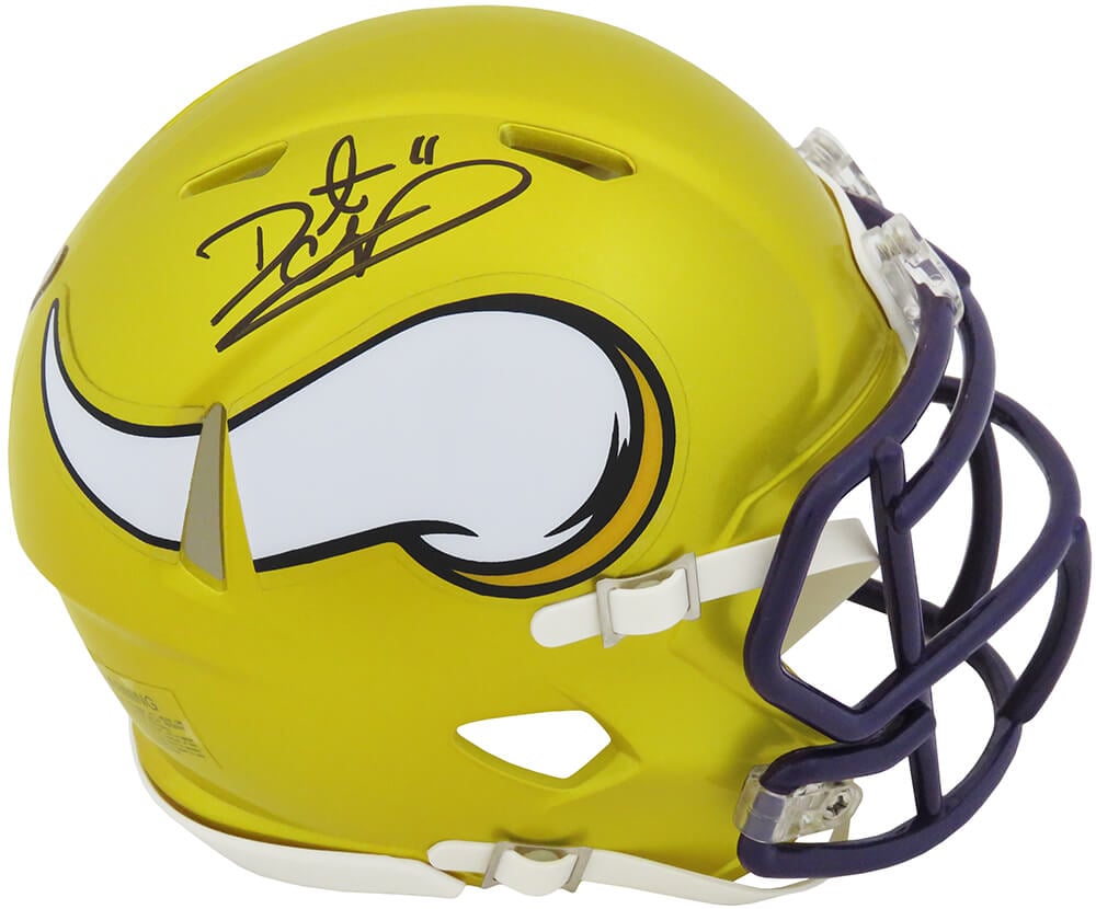 CULMIN315 Daunte Culpepper Signed Minnesota Vikings Flash Riddell Speed Mini Helmet