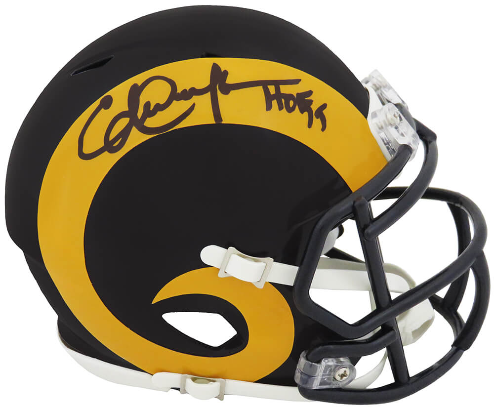 Eric Dickerson Signed Los Angeles Rams Lunar Eclipse White Riddell Full  Size Speed Replica Helmet w/HOF'99 – Schwartz Sports Memorabilia