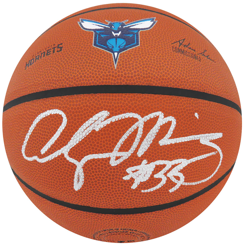 MOUBSK208 Alonzo Mourning Signed Wilson Charlotte Hornets Logo NBA Basketball -  Schwartz Sports Memorabilia