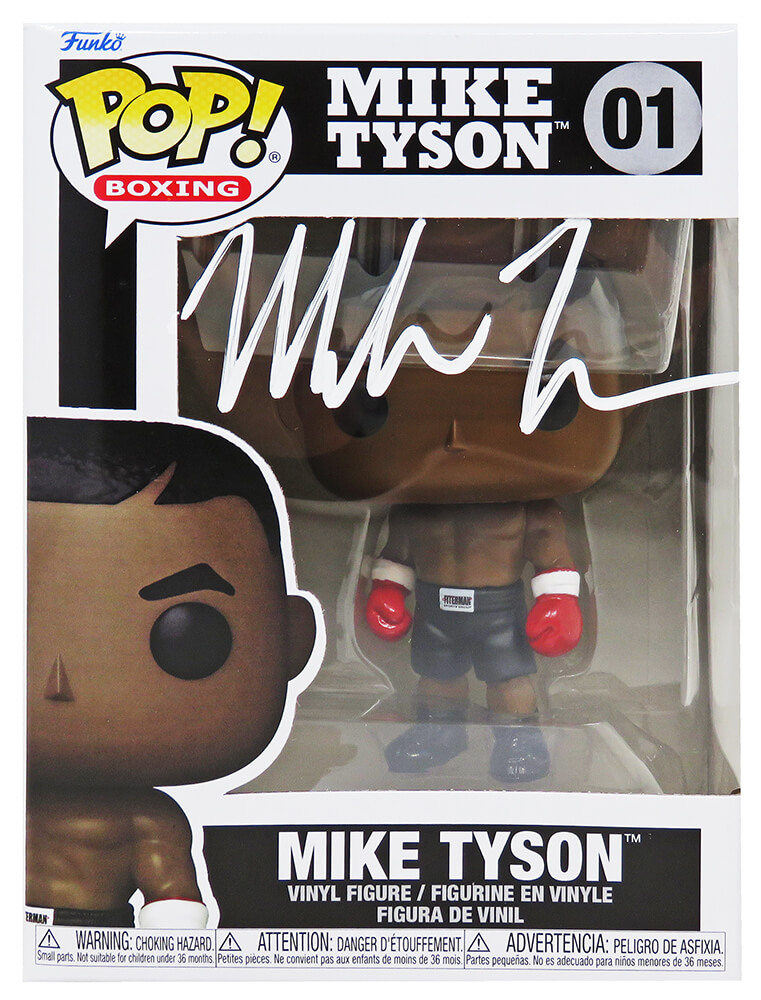 TYSFUN500 Mike Tyson Signed Boxing Funko Pop Doll No.01