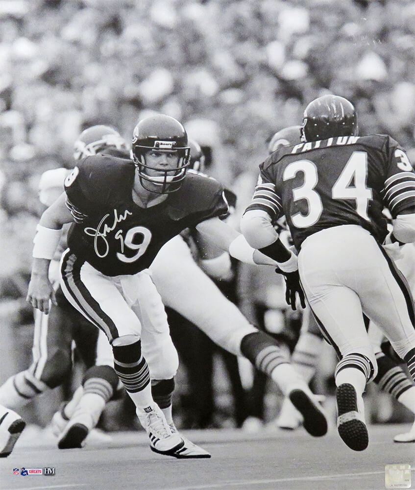 MCM16P306 16 x 20 in. Jim McMahon Signed Chicago Bears Hand Off to Walter Payton Black & White Photo -  Schwartz Sports Memorabilia