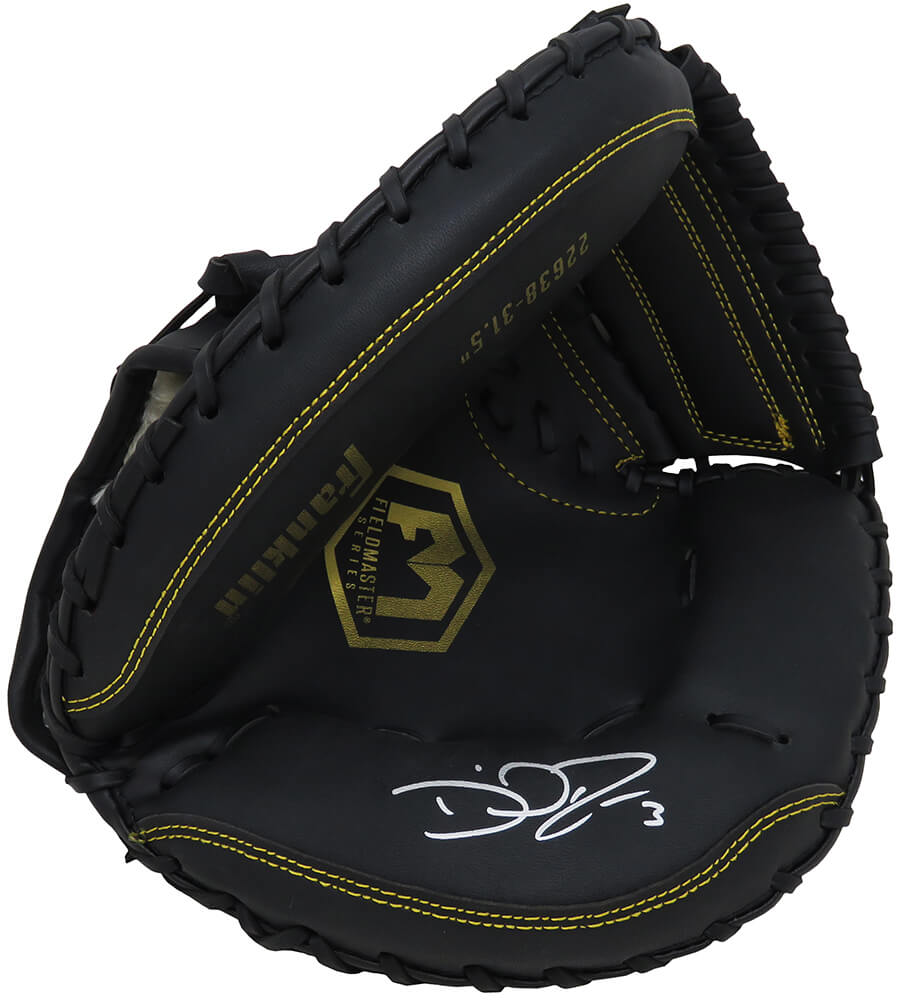 ROSGLV109 David Ross Signed Franklin FielderMaster Series Black Baseball Catchers Glove