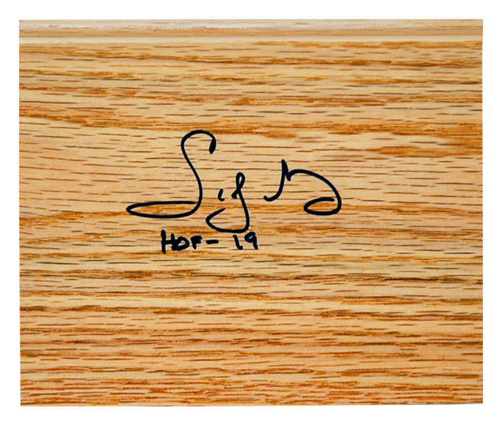 MONFLO200 5 x 6 in. Sidney Moncrief Signed Floor Piece with HOF 19