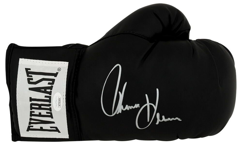 HEAGLV503 Thomas Hearns Signed Everlast Boxing Glove - JSA, Black -  Schwartz Sports Memorabilia