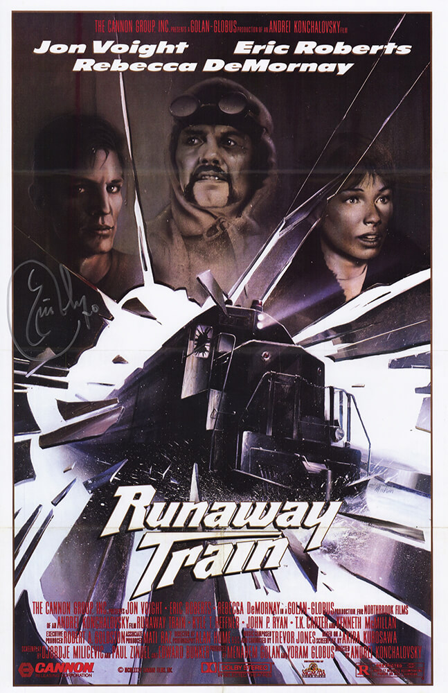 Picture of Schwartz Sports Memorabilia ROBPST510 11 x 17 in. Eric Roberts Signed Runaway Train Movie Poster