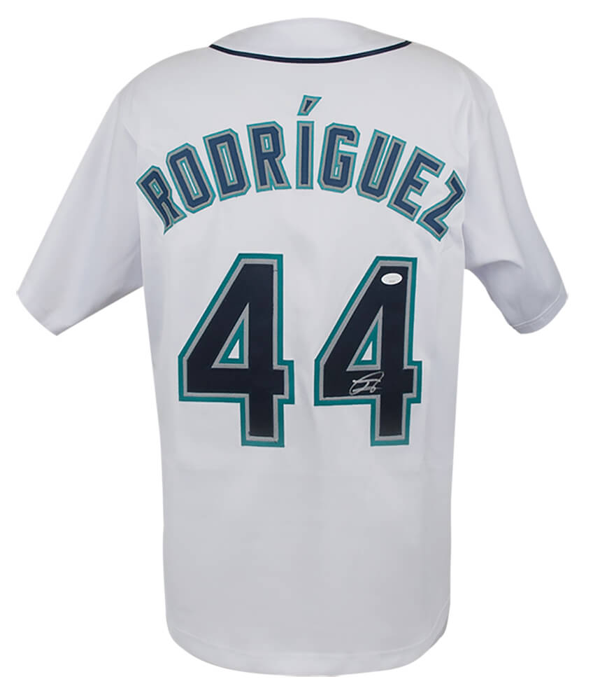 RODJRY110 Julio Rodriguez Signed White Custom Baseball Jersey - JSA