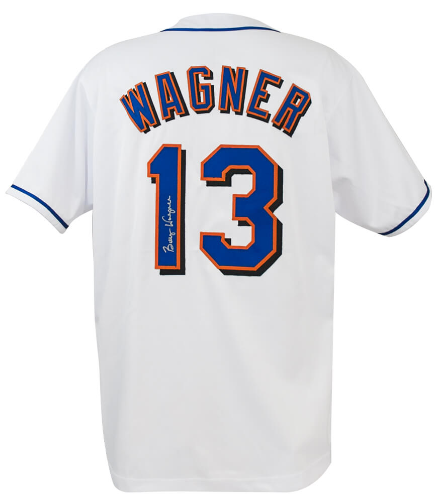 WAGJRY100 Billy Wagner Signed White Custom Baseball Jersey
