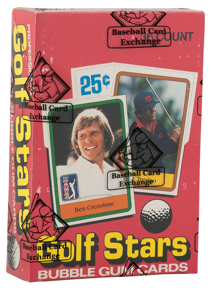 BX581DWE1 1981 Donruss Golf Stars Unopened Wax Box BBCE Sealed Wrapped - Nicklaus RC - Packs of 36