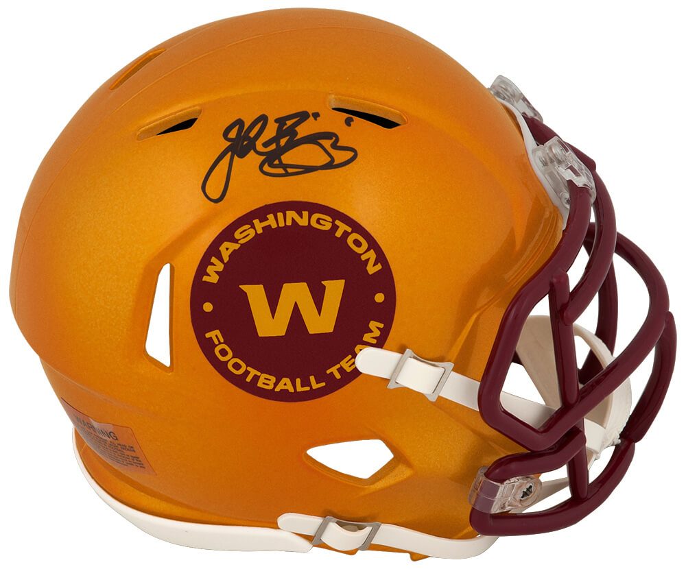 RIGMIN301 John Riggins Signed Washington Football Team FLASH Riddell Speed Mini Helmet