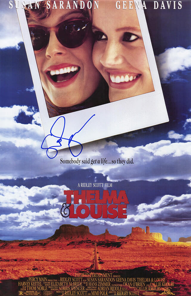 Picture of Schwartz Sports Memorabilia SARPST510 Susan Sarandon Signed Thelma & Louise 11 x 17 in. Movie Poster