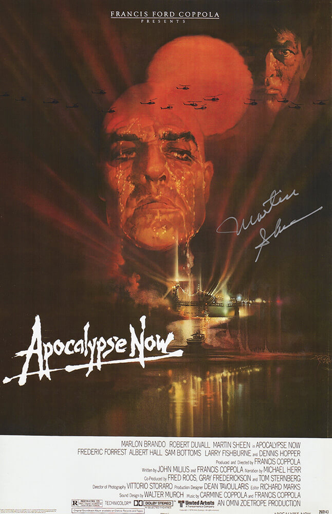 Picture of Schwartz Sports Memorabilia SHEPST530 Martin Sheen Signed Apocalypse Now 11 x 17 in. Movie Poster