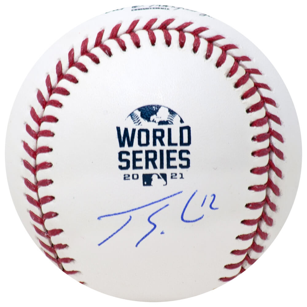 SOLBSB109 Jorge Soler Signed Rawlings Official 2021 World Series Baseball