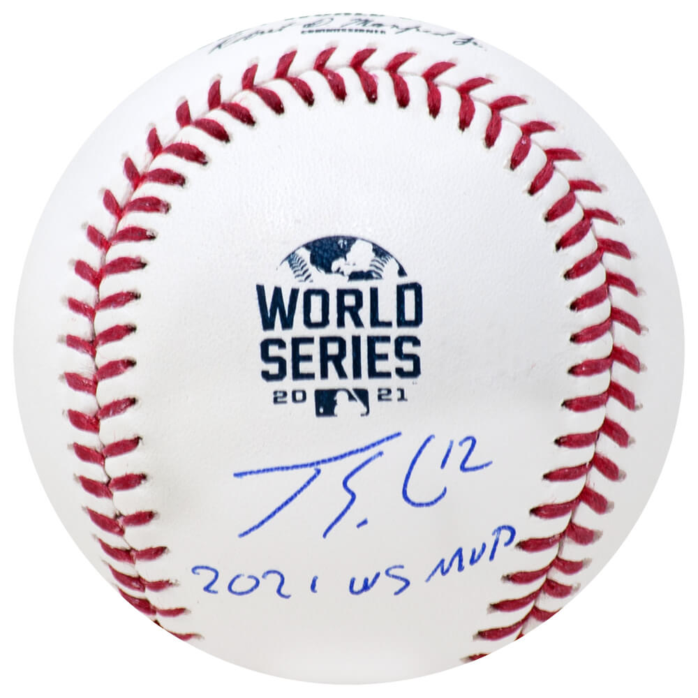 SOLBSB110 Jorge Soler Signed Rawlings Official 2021 World Series Baseball with 21 WS MVP Inscription