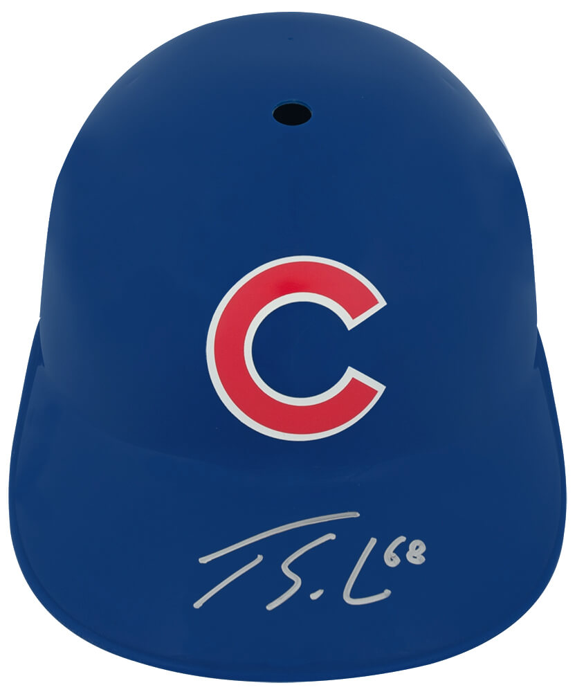 SOLBTH102 Jorge Soler Signed Cubs Souvenir Replica Batting Helmet