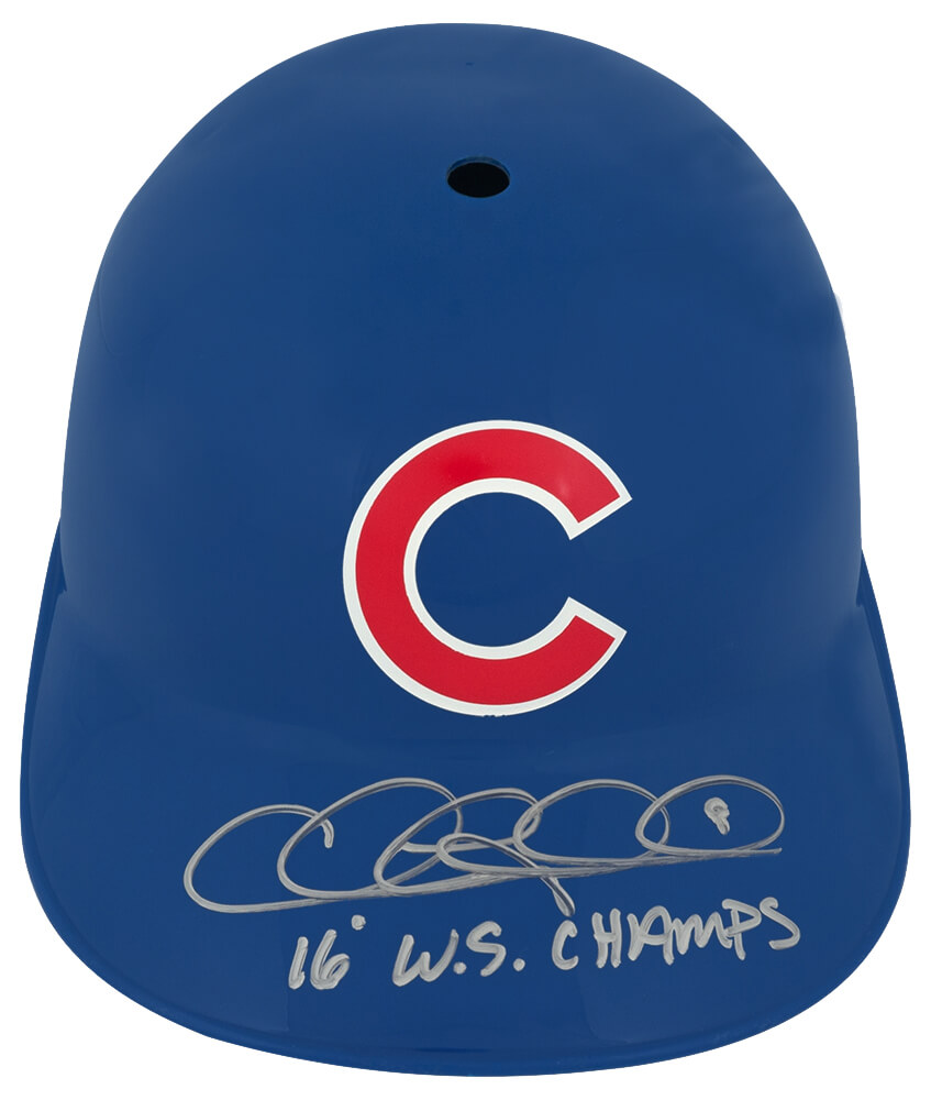 COGBTH101 Chris Coghlan Signed Chicago Cubs Souvenir Replica Batting Helmet with 16 WS Champs -  Schwartz Sports Memorabilia