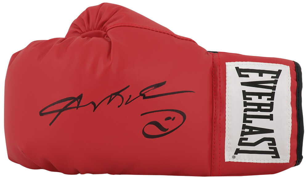 LEOGLV508 Sugar Ray Leonard Signed Everlast Red Boxing Glove