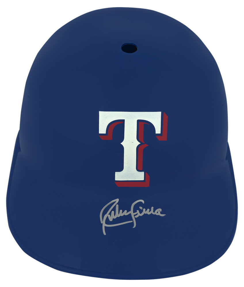 SIEBTH101 Ruben Sierra Signed Texas Rangers Souvenir Replica Batting Helmet