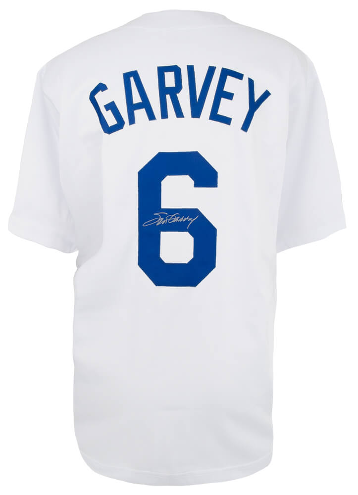 GARJRY103 Steve Garvey Signed White Custom Baseball Jersey
