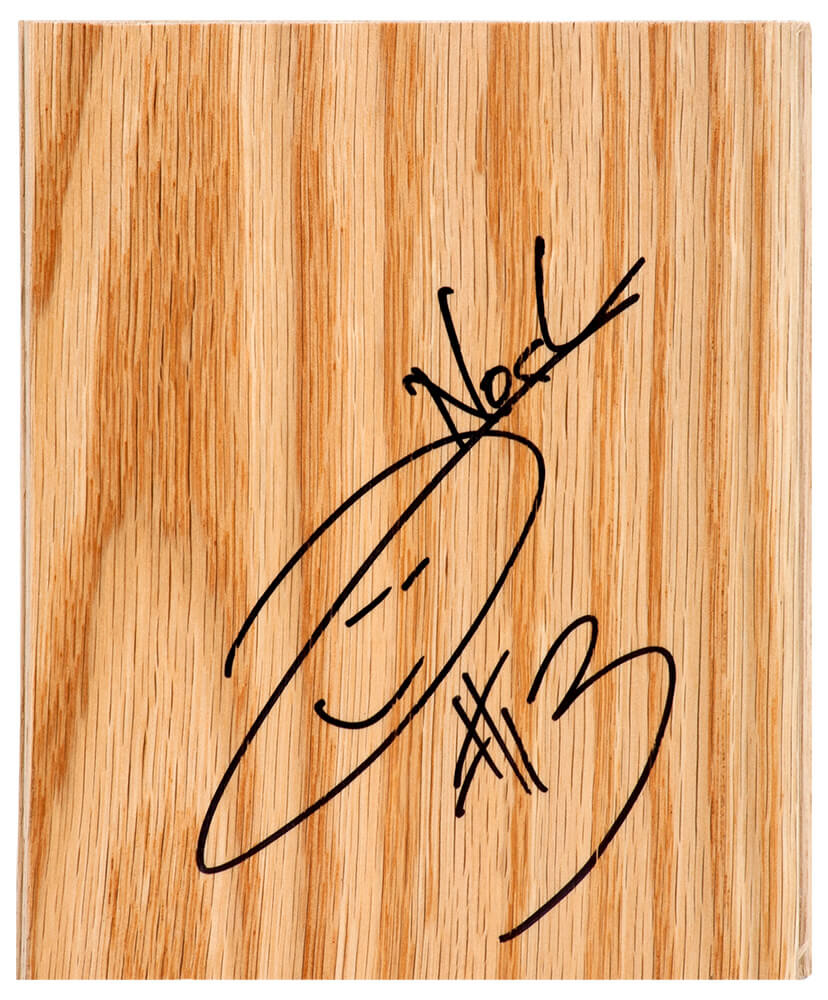 NOAFLO200 5 x 6 Joakim Noah Signed Floor Piece