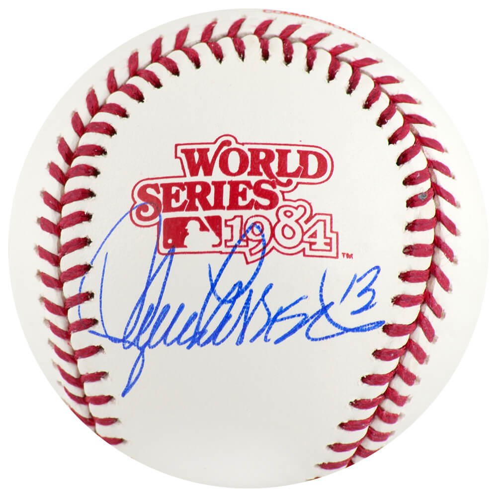 PARBSB122 Lance Parrish Signed Rawlings 1984 World Series Detroit Tigers Baseball
