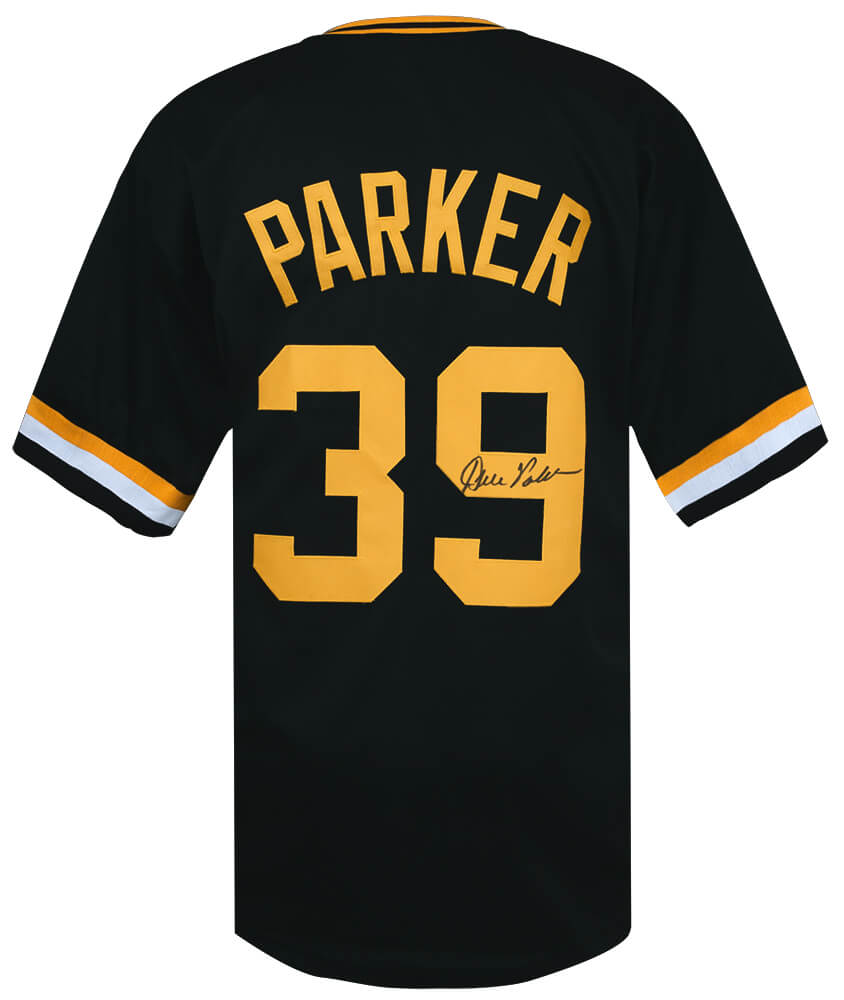 PARJRY114 Dave Parker Signed Black Throwback Custom Baseball Jersey