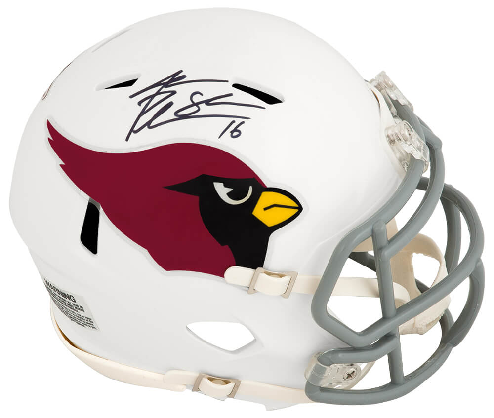 PLUMIN320 Jake Plummer Signed Arizona Cardinals Riddell Speed Mini Helmet with Snake
