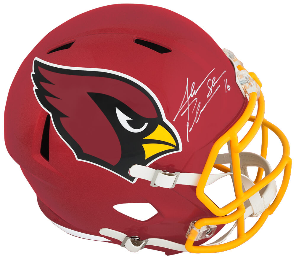 PLUREP332 Jake Plummer Signed Arizona Cardinals Flash Riddell Full Size Speed Replica Helmet with Snake