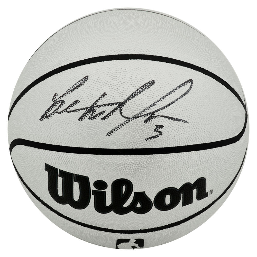 WALBSK253 Ben Wallace Signed Wilson Platinum Full Size NBA Basketball