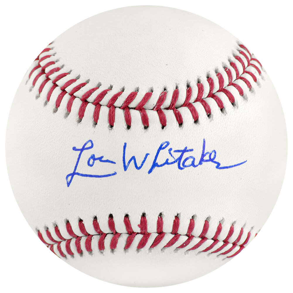 WHIBSB110 Lou Whitaker Signed Rawlings Official MLB Baseball