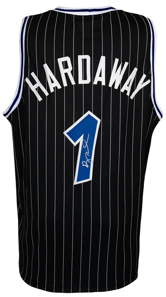 HARJRY210 Penny Hardaway Signed Custom Basketball Jersey, Black