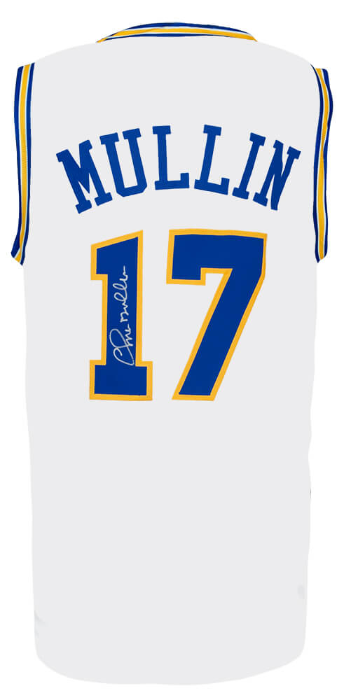 MULJRY206 Chris Mullin Signed Custom Basketball Jersey, White