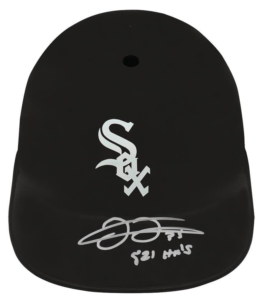 Picture of Schwartz Sports Memorabilia THOBTH105 Frank Thomas Signed Chicago White Sox Replica Souvenir Batting Helmet with 521 HRs