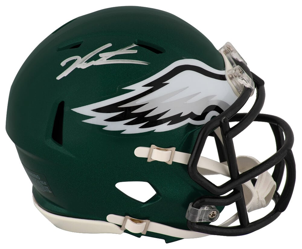 CARMIN341 Jalen Carter Signed Philadelphia Eagles Riddell Speed Mini Helmet