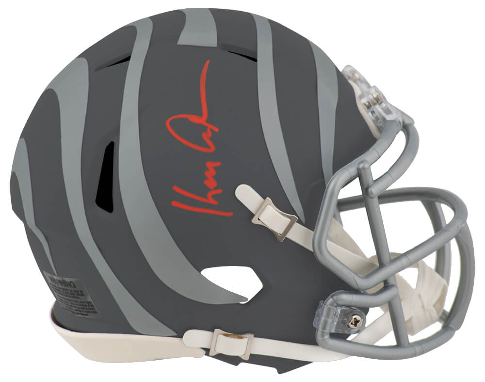 ANDMIN331 Ken Anderson Signed Cincinnati Bengals Slate Riddell Speed Mini Helmet