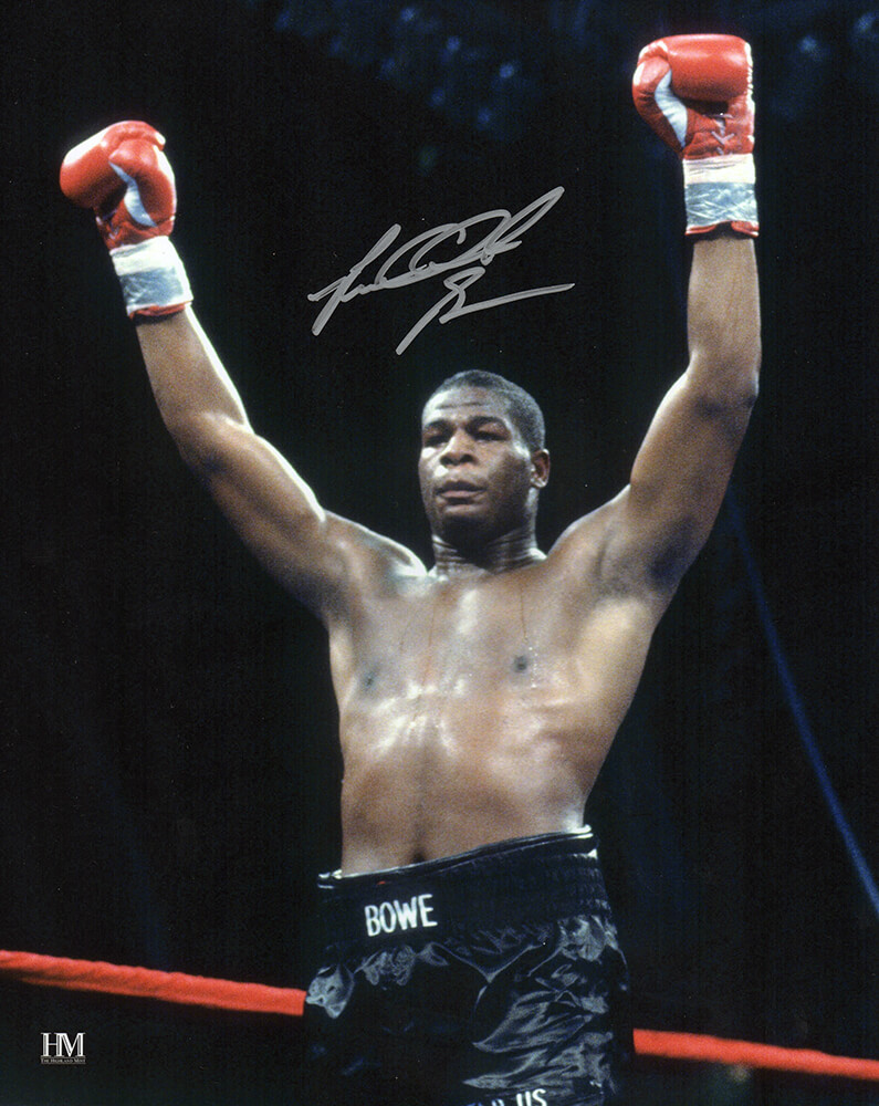 Picture of Schwartz Sports Memorabilia BOW08P502 8 x 10 in. Riddick Bowe Signed Boxing Arms Raised Photo