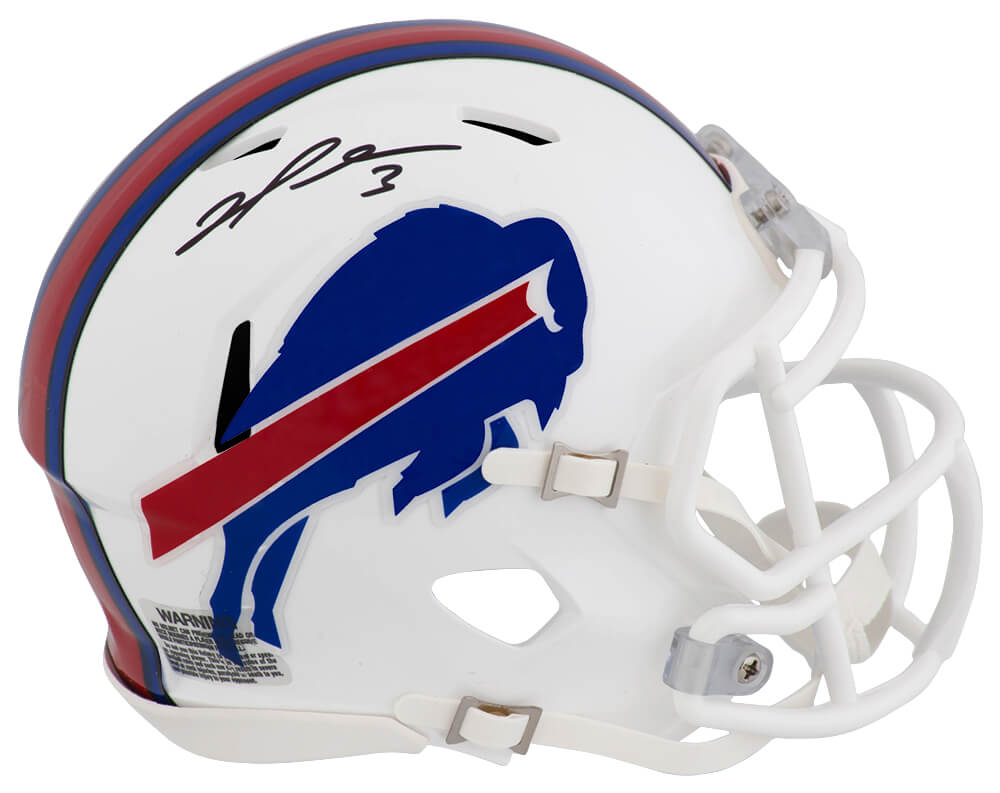 HAMMIN340 Damar Hamlin Signed Buffalo Bills Riddell Speed Mini Helmet