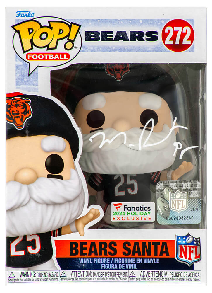 Picture of Schwartz Sports Memorabilia SWEFUN300 Montez Sweat Signed Chicago Bears Santa Funko Pop Doll No. 272